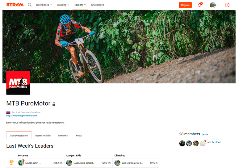Strava MTB PuroMotor